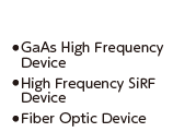 GaAs High Frequency Device, High Frequency SiRF Device, Fiber Optic Device